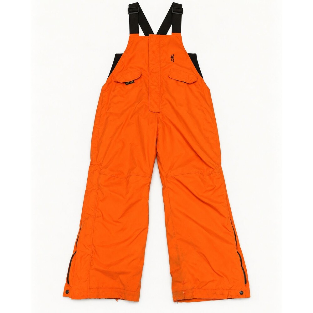 Browning Gore-Tex Blaze Orange Hunting Bib Overalls Suspenders XL